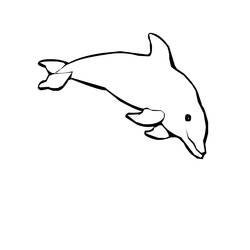 Malvorlage: Delfin (Tiere) #5161 - Kostenlose Malvorlagen zum Ausdrucken