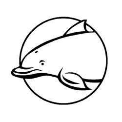 Malvorlage: Delfin (Tiere) #5185 - Kostenlose Malvorlagen zum Ausdrucken