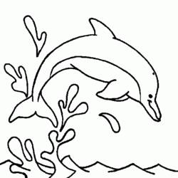 Malvorlage: Delfin (Tiere) #5212 - Kostenlose Malvorlagen zum Ausdrucken