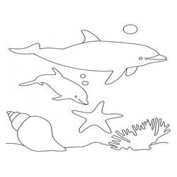 Malvorlage: Delfin (Tiere) #5219 - Kostenlose Malvorlagen zum Ausdrucken