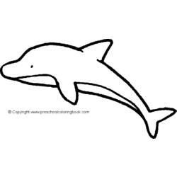 Malvorlage: Delfin (Tiere) #5229 - Kostenlose Malvorlagen zum Ausdrucken