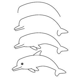 Malvorlage: Delfin (Tiere) #5274 - Kostenlose Malvorlagen zum Ausdrucken