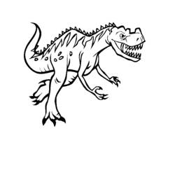 Malvorlage: Dinosaurier (Tiere) #5511 - Kostenlose Malvorlagen zum Ausdrucken