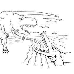 Malvorlage: Dinosaurier (Tiere) #5598 - Kostenlose Malvorlagen zum Ausdrucken