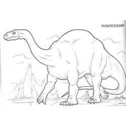 Malvorlage: Dinosaurier (Tiere) #5643 - Kostenlose Malvorlagen zum Ausdrucken