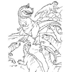 Malvorlage: Dinosaurier (Tiere) #5645 - Kostenlose Malvorlagen zum Ausdrucken