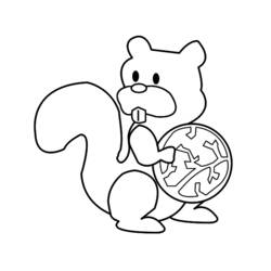 Malvorlage: Eichhörnchen (Tiere) #6210 - Kostenlose Malvorlagen zum Ausdrucken