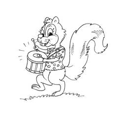 Malvorlage: Eichhörnchen (Tiere) #6216 - Kostenlose Malvorlagen zum Ausdrucken