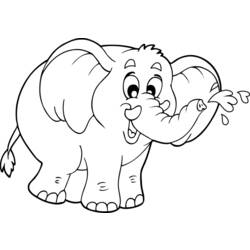 Malvorlage: Elefant (Tiere) #6295 - Kostenlose Malvorlagen zum Ausdrucken