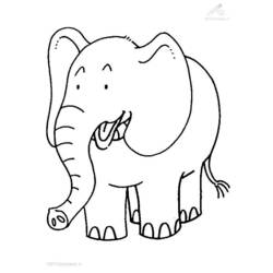 Malvorlage: Elefant (Tiere) #6305 - Kostenlose Malvorlagen zum Ausdrucken