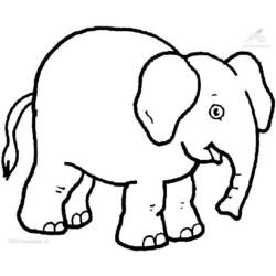 Malvorlage: Elefant (Tiere) #6312 - Kostenlose Malvorlagen zum Ausdrucken