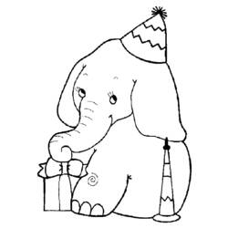 Malvorlage: Elefant (Tiere) #6313 - Kostenlose Malvorlagen zum Ausdrucken