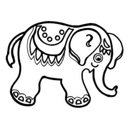 Malvorlage: Elefant (Tiere) #6323 - Kostenlose Malvorlagen zum Ausdrucken