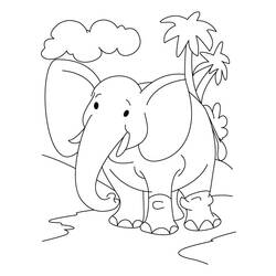 Malvorlage: Elefant (Tiere) #6329 - Kostenlose Malvorlagen zum Ausdrucken