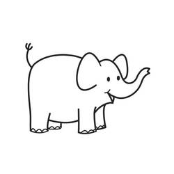 Malvorlage: Elefant (Tiere) #6334 - Kostenlose Malvorlagen zum Ausdrucken