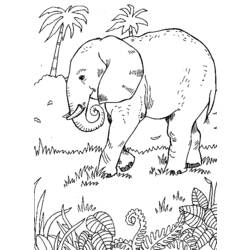 Malvorlage: Elefant (Tiere) #6345 - Kostenlose Malvorlagen zum Ausdrucken