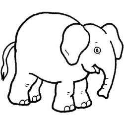 Malvorlage: Elefant (Tiere) #6346 - Kostenlose Malvorlagen zum Ausdrucken