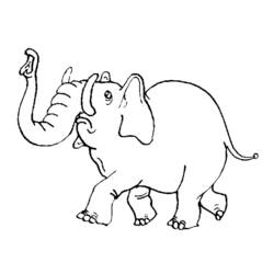 Malvorlage: Elefant (Tiere) #6356 - Kostenlose Malvorlagen zum Ausdrucken