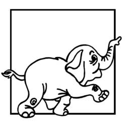 Malvorlage: Elefant (Tiere) #6358 - Kostenlose Malvorlagen zum Ausdrucken
