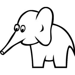Malvorlage: Elefant (Tiere) #6374 - Kostenlose Malvorlagen zum Ausdrucken