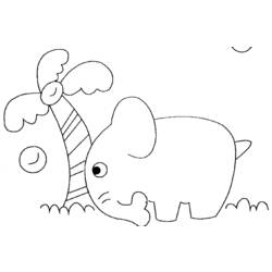 Malvorlage: Elefant (Tiere) #6399 - Kostenlose Malvorlagen zum Ausdrucken