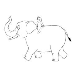 Malvorlage: Elefant (Tiere) #6411 - Kostenlose Malvorlagen zum Ausdrucken
