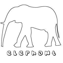 Malvorlage: Elefant (Tiere) #6414 - Kostenlose Malvorlagen zum Ausdrucken