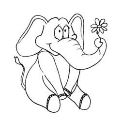 Malvorlage: Elefant (Tiere) #6428 - Kostenlose Malvorlagen zum Ausdrucken