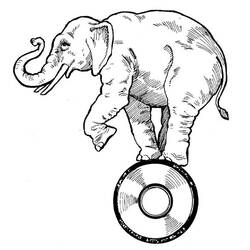Malvorlage: Elefant (Tiere) #6429 - Kostenlose Malvorlagen zum Ausdrucken