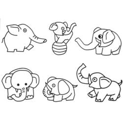 Malvorlage: Elefant (Tiere) #6433 - Kostenlose Malvorlagen zum Ausdrucken