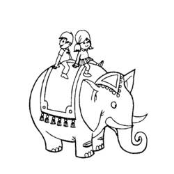 Malvorlage: Elefant (Tiere) #6434 - Kostenlose Malvorlagen zum Ausdrucken