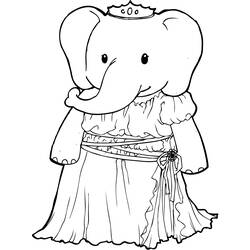 Malvorlage: Elefant (Tiere) #6436 - Kostenlose Malvorlagen zum Ausdrucken