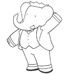 Malvorlage: Elefant (Tiere) #6438 - Kostenlose Malvorlagen zum Ausdrucken