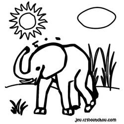 Malvorlage: Elefant (Tiere) #6448 - Kostenlose Malvorlagen zum Ausdrucken