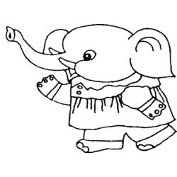 Malvorlage: Elefant (Tiere) #6476 - Kostenlose Malvorlagen zum Ausdrucken