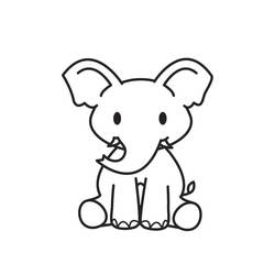 Malvorlage: Elefant (Tiere) #6493 - Kostenlose Malvorlagen zum Ausdrucken