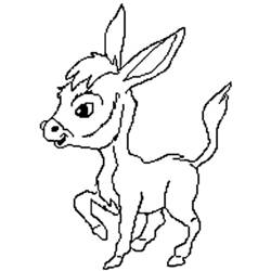 Malvorlage: Esel (Tiere) #525 - Kostenlose Malvorlagen zum Ausdrucken