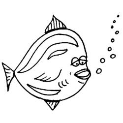 Malvorlage: Fisch (Tiere) #17081 - Kostenlose Malvorlagen zum Ausdrucken