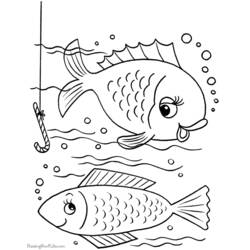 Malvorlage: Fisch (Tiere) #17167 - Kostenlose Malvorlagen zum Ausdrucken