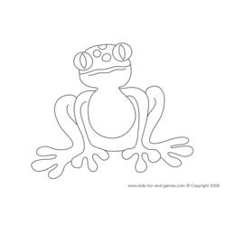 Malvorlage: Frosch (Tiere) #7645 - Kostenlose Malvorlagen zum Ausdrucken