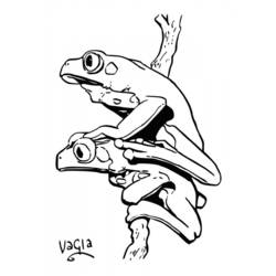 Malvorlage: Frosch (Tiere) #7720 - Kostenlose Malvorlagen zum Ausdrucken
