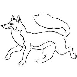 Malvorlage: Fuchs (Tiere) #14962 - Kostenlose Malvorlagen zum Ausdrucken