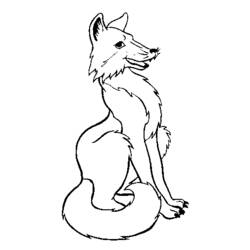 Malvorlage: Fuchs (Tiere) #14994 - Kostenlose Malvorlagen zum Ausdrucken
