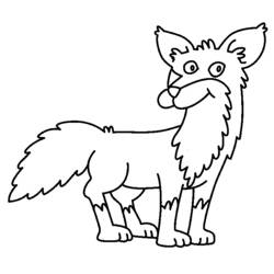 Malvorlage: Fuchs (Tiere) #15016 - Kostenlose Malvorlagen zum Ausdrucken