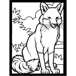 Malvorlage: Fuchs (Tiere) #15026 - Kostenlose Malvorlagen zum Ausdrucken