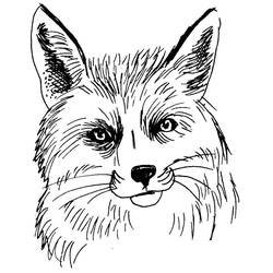 Malvorlage: Fuchs (Tiere) #15044 - Kostenlose Malvorlagen zum Ausdrucken
