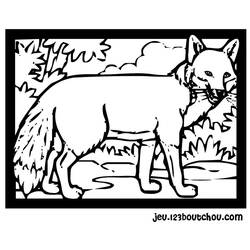 Malvorlage: Fuchs (Tiere) #15081 - Kostenlose Malvorlagen zum Ausdrucken