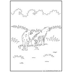 Malvorlage: Gepard (Tiere) #7881 - Kostenlose Malvorlagen zum Ausdrucken