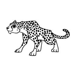 Malvorlage: Gepard (Tiere) #7892 - Kostenlose Malvorlagen zum Ausdrucken