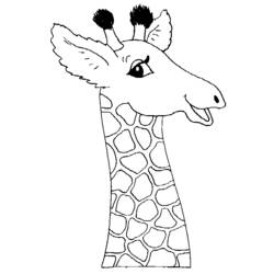 Malvorlage: Giraffe (Tiere) #7221 - Kostenlose Malvorlagen zum Ausdrucken